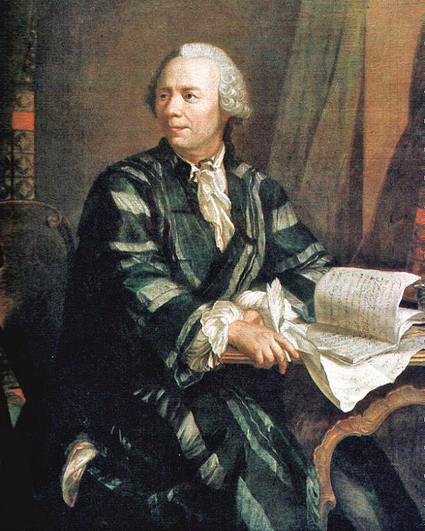 图 3-4：莱昂哈德·欧拉 (Leonhard Euler) (1707/04/15-1783/09/18)